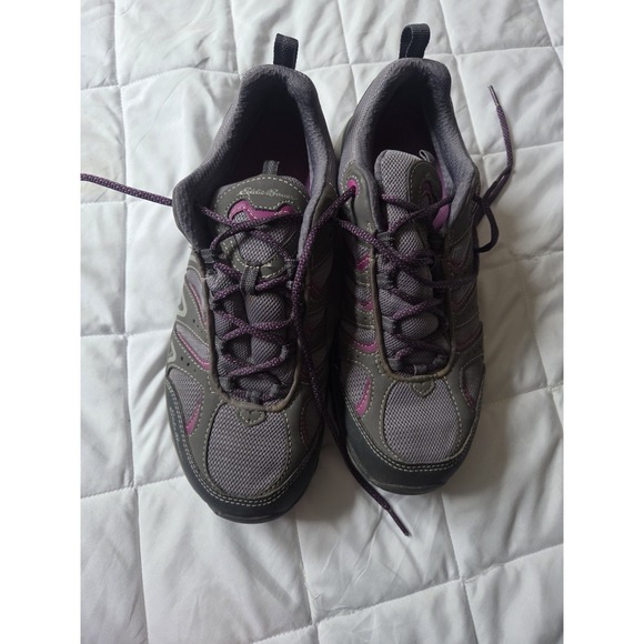 Eddie Bauer Womens Lukla Pro Mid Hiker 10 Boots Sneakers Shoes Vibram 6128-938 - Picture 2 of 6